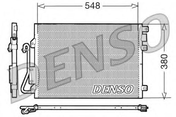 DENSO DCN23008 Конденсатор, кондиционер для RENAULT CLIO I (Рено Cлио и) DENSO DCN23008 Конденсатор, кондиционер для RENAULT CLIO I (Рено Cлио и)