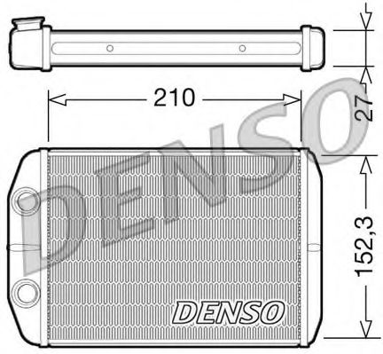 DENSO DRR09073 Теплообменник, отопление салона для FIAT RITMO III (Фиат Ритмо 3) DENSO DRR09073 Теплообменник, отопление салона для FIAT RITMO III (Фиат Ритмо 3)