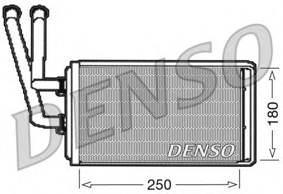 DENSO DRR09100 Теплообменник, отопление салона для FIAT ULYSSE (Фиат Улисс) DENSO DRR09100 Теплообменник, отопление салона для FIAT ULYSSE (Фиат Улисс)