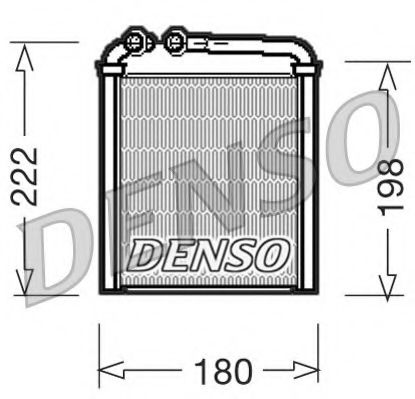 DENSO DRR32005 Теплообменник, отопление салона для VOLKSWAGEN BORA / JETTA V (1K5), GOLF V Variant (1K5), JETTA V (1K5), VENTO V (1K5) 1.4 TSI DENSO DRR32005 Теплообменник, отопление салона для VOLKSWAGEN BORA / JETTA V (1K5), GOLF V Variant (1K5), JETTA V (1K5), VENTO V (1K5) 1.4 TSI