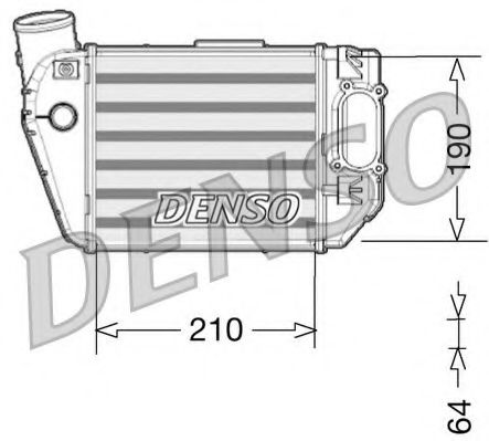 DENSO DIT02021 Интеркулер 