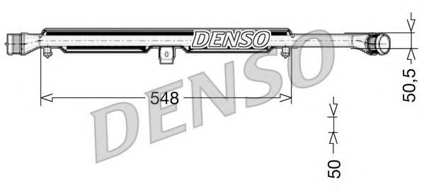 DENSO DIT02026 Интеркулер 