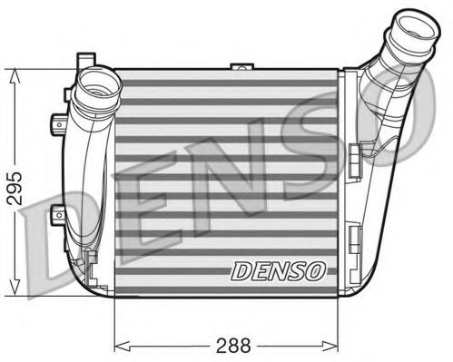 DENSO DIT02031 Интеркулер 