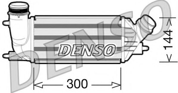 DENSO DIT07001 Интеркулер 
