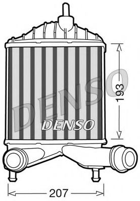 DENSO DIT09101 Интеркулер 