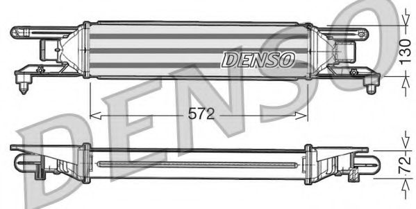 DENSO DIT09105 Интеркулер 