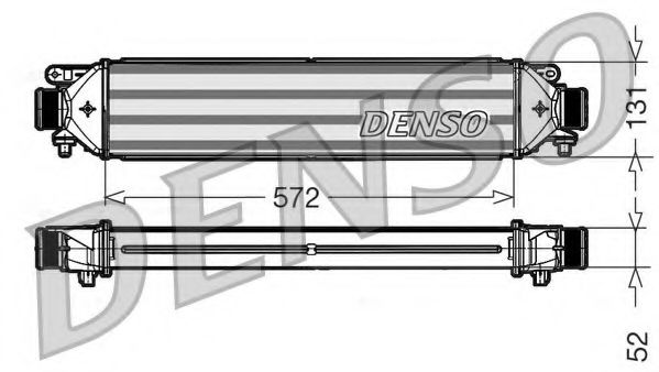 DENSO DIT09109 Интеркулер 