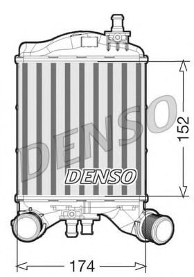 DENSO DIT09112 Интеркулер 