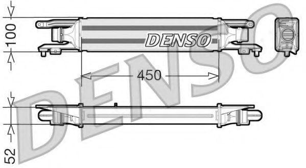 DENSO DIT20001 Интеркулер 