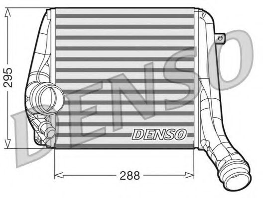DENSO DIT28017 Интеркулер 