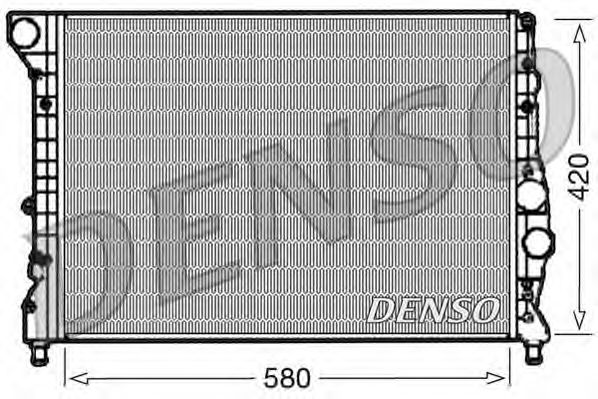 DENSO DRM01001 Радиатор, охлаждение двигателя 