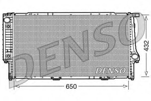 DENSO DRM05062 Радиатор, охлаждение двигателя для BMW 7 (Бмв 7) DENSO DRM05062 Радиатор, охлаждение двигателя для BMW 7 (Бмв 7)