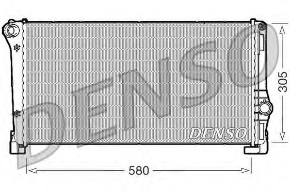 DENSO DRM09104 Радиатор, охлаждение двигателя для FIAT IDEA (Фиат Идэа) DENSO DRM09104 Радиатор, охлаждение двигателя для FIAT IDEA (Фиат Идэа)