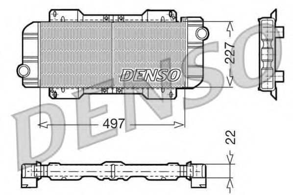 DENSO DRM10019 Радиатор, охлаждение двигателя для FORD ESCORT III (Форд Эсcорт 3) DENSO DRM10019 Радиатор, охлаждение двигателя для FORD ESCORT III (Форд Эсcорт 3)