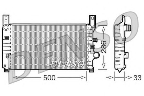 DENSO DRM10034 Радиатор, охлаждение двигателя для FORD FIESTA (Форд Фиэста) DENSO DRM10034 Радиатор, охлаждение двигателя для FORD FIESTA (Форд Фиэста)