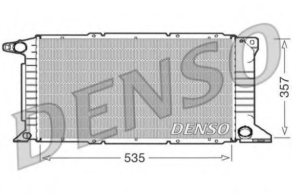 DENSO DRM10101 Радиатор, охлаждение двигателя для FORD (Форд) DENSO DRM10101 Радиатор, охлаждение двигателя для FORD (Форд)
