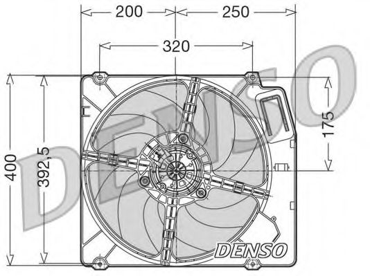 DENSO DER01003 Вентилятор, охлаждение двигателя для FIAT TEMPRA (Фиат Тэмпра) DENSO DER01003 Вентилятор, охлаждение двигателя для FIAT TEMPRA (Фиат Тэмпра)