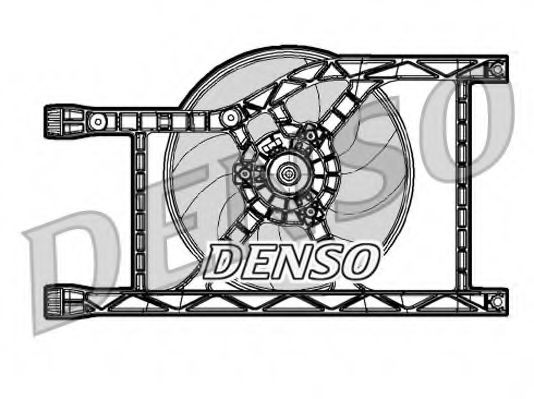 DENSO DER09047 Вентилятор, охлаждение двигателя для FIAT 500 C (Фиат 500 c) DENSO DER09047 Вентилятор, охлаждение двигателя для FIAT 500 C (Фиат 500 c)