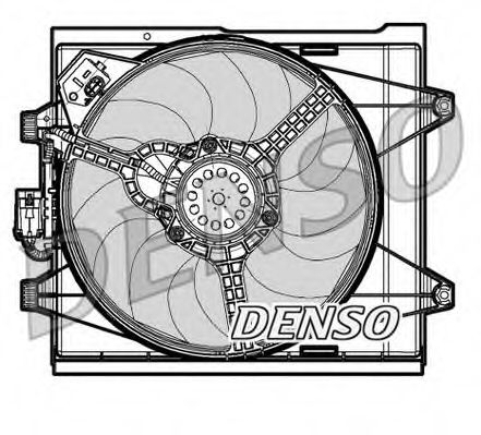DENSO DER09048 Вентилятор, охлаждение двигателя для FIAT 500 (Фиат 500) DENSO DER09048 Вентилятор, охлаждение двигателя для FIAT 500 (Фиат 500)