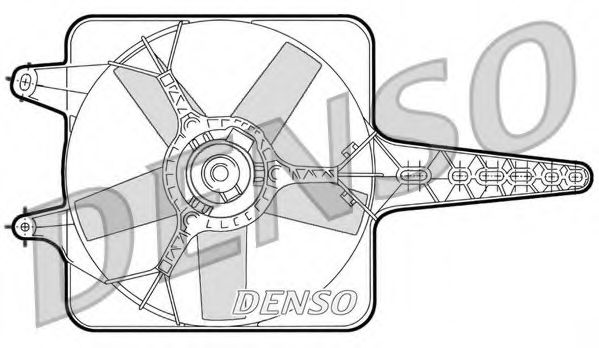 DENSO DER09071 Вентилятор, охлаждение двигателя для FIAT STRADA II (Фиат Страда 2) DENSO DER09071 Вентилятор, охлаждение двигателя для FIAT STRADA II (Фиат Страда 2)