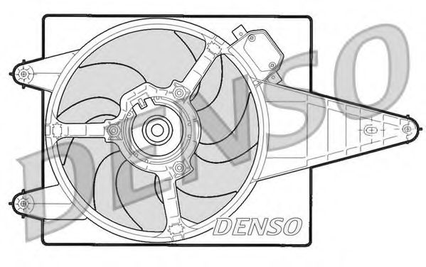 DENSO DER13204 Вентилятор, охлаждение двигателя для FIAT TEMPRA (Фиат Тэмпра) DENSO DER13204 Вентилятор, охлаждение двигателя для FIAT TEMPRA (Фиат Тэмпра)