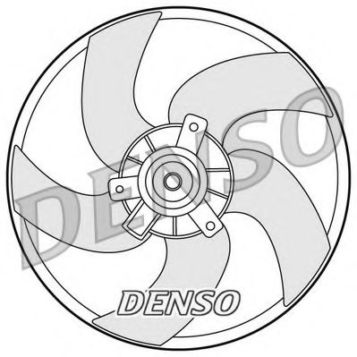 DENSO DER21011 Вентилятор, охлаждение двигателя для PEUGEOT 206 CC (Пежо 206 сс) DENSO DER21011 Вентилятор, охлаждение двигателя для PEUGEOT 206 CC (Пежо 206 сс)