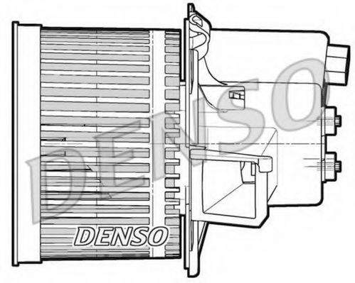 DENSO DEA09064 Вентилятор салона для FIAT 500 (Фиат 500) DENSO DEA09064 Вентилятор салона для FIAT 500 (Фиат 500)