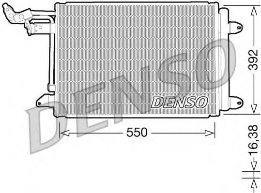 DENSO DCN32002 Конденсатор, кондиционер для AUDI TT (Ауди Тт) DENSO DCN32002 Конденсатор, кондиционер для AUDI TT (Ауди Тт)