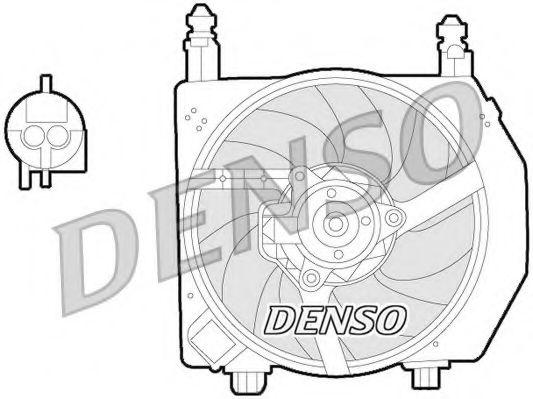 DENSO DER10006 Вентилятор, охлаждение двигателя для FORD FIESTA (Форд Фиэста) DENSO DER10006 Вентилятор, охлаждение двигателя для FORD FIESTA (Форд Фиэста)