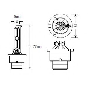 OSRAM 66240XNB Лампа накаливания для MAZDA 3 (Мазда 3) OSRAM 66240XNB Лампа накаливания для MAZDA 3 (Мазда 3)