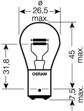 OSRAM 7528 Лампа накаливания для ROLLS-ROYCE PHANTOM (Ролс-ройс Пхантом) OSRAM 7528 Лампа накаливания для ROLLS-ROYCE PHANTOM (Ролс-ройс Пхантом)