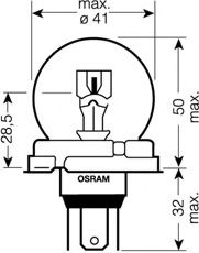 OSRAM 7951 Лампа накаливания для LADA NIVA (Лада Нива) OSRAM 7951 Лампа накаливания для LADA NIVA (Лада Нива)