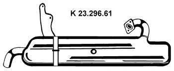EBERSPÄCHER 23.296.61 Катализатор для SMART (Смарт) EBERSPÄCHER 23.296.61 Катализатор для SMART (Смарт)