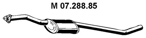 EBERSPÄCHER 07.288.85 Средний глушитель выхлопных газов для OPEL OMEGA A (Опель Омэга а) EBERSPÄCHER 07.288.85 Средний глушитель выхлопных газов для OPEL OMEGA A (Опель Омэга а)