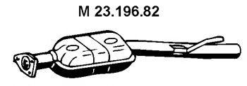 EBERSPÄCHER 23.196.82 Средний глушитель выхлопных газов 