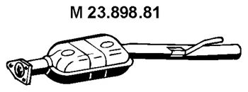 EBERSPÄCHER 23.898.81 Средний глушитель выхлопных газов 