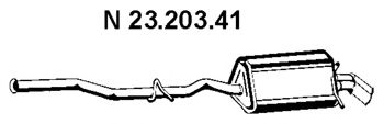 EBERSPÄCHER 23.203.41 Глушитель выхлопных газов конечный 