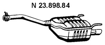 EBERSPÄCHER 23.898.84 Глушитель выхлопных газов конечный 