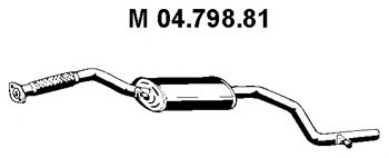 EBERSPÄCHER 04.798.81 Средний глушитель выхлопных газов для FORD MONDEO II (Форд Мондео 2) EBERSPÄCHER 04.798.81 Средний глушитель выхлопных газов для FORD MONDEO II (Форд Мондео 2)