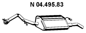 EBERSPÄCHER 04.495.83 Глушитель выхлопных газов конечный 