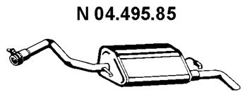 EBERSPÄCHER 04.495.85 Глушитель выхлопных газов конечный 