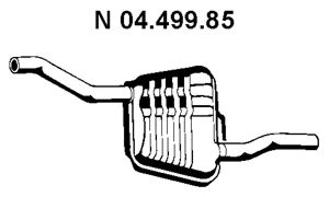 EBERSPÄCHER 04.499.85 Глушитель выхлопных газов конечный 
