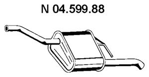 EBERSPÄCHER 04.599.88 Глушитель выхлопных газов конечный 
