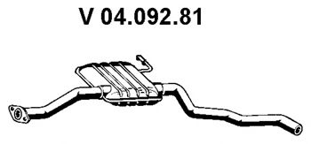 EBERSPÄCHER 04.092.81 Предглушитель выхлопных газов 