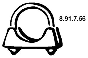 EBERSPÄCHER 8.91.7.56 Соединительные элементы, система выпуска для OPEL OMEGA A (Опель Омэга а) EBERSPÄCHER 8.91.7.56 Соединительные элементы, система выпуска для OPEL OMEGA A (Опель Омэга а)