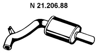 EBERSPÄCHER 21.206.88 Глушитель выхлопных газов конечный для BMW 1 (Бмв 1) EBERSPÄCHER 21.206.88 Глушитель выхлопных газов конечный для BMW 1 (Бмв 1)