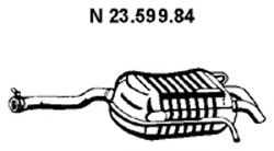 EBERSPÄCHER 23.599.84 Глушитель выхлопных газов конечный 