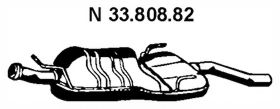 EBERSPÄCHER 33.808.82 Глушитель выхлопных газов конечный 
