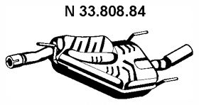 EBERSPÄCHER 33.808.84 Глушитель выхлопных газов конечный для SAAB 9-5 (Сааб 9-5) EBERSPÄCHER 33.808.84 Глушитель выхлопных газов конечный для SAAB 9-5 (Сааб 9-5)