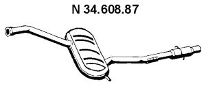 EBERSPÄCHER 34.608.87 Глушитель выхлопных газов конечный 